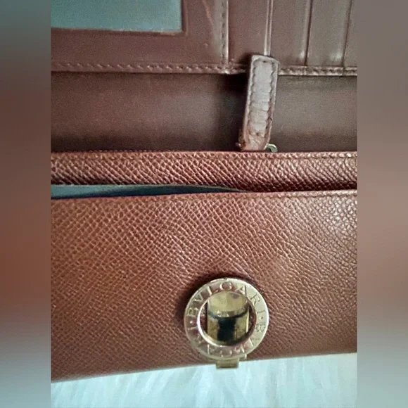 BVLGARI Long Leather Wallet Full Inclusion - Picture 12 of 15